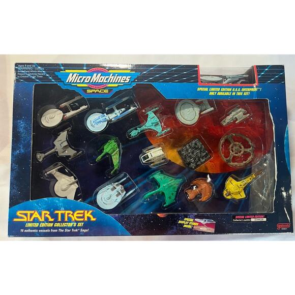 NIB Micro Machines Star Trek Limited Edition Collectors Set 1 2 3 Lot I II III - Picture 2 of 16
